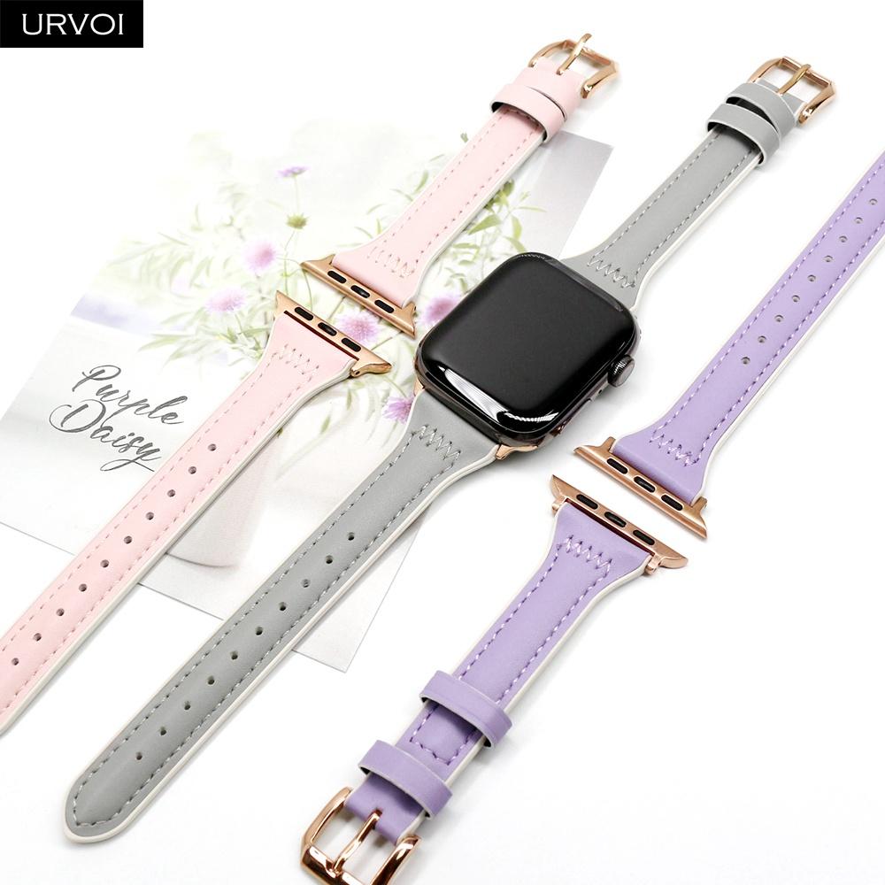 Роскошный женский тонкий кожаный ремешок для ремешка Apple Watch Series 7 6, удобный ремешок для часов корейской моды Candy Color Series 7 Iwatch Strap Lady
Роскошный женский тонкий кожаный ремешок для ремешка Apple Watch Series 7 6, удобный ремешок для часов корейской моды Candy Color Series 7 Iwatch Strap Lady