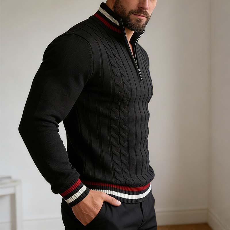 British Style Color Block Zipper High Neck Men s Knitwear - Autumn/Winter Collection XXL
British Style Color Block Zipper High Neck Men s Knitwear - Autumn/Winter Collection XXL