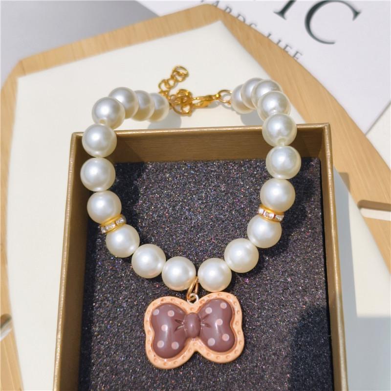 Cross-border wholesale pet collar cat dog pearl necklace retro premium bow hairpin jewelry necklace XS 15-20CM
Cross-border wholesale pet collar cat dog pearl necklace retro premium bow hairpin jewelry necklace XS 15-20CM