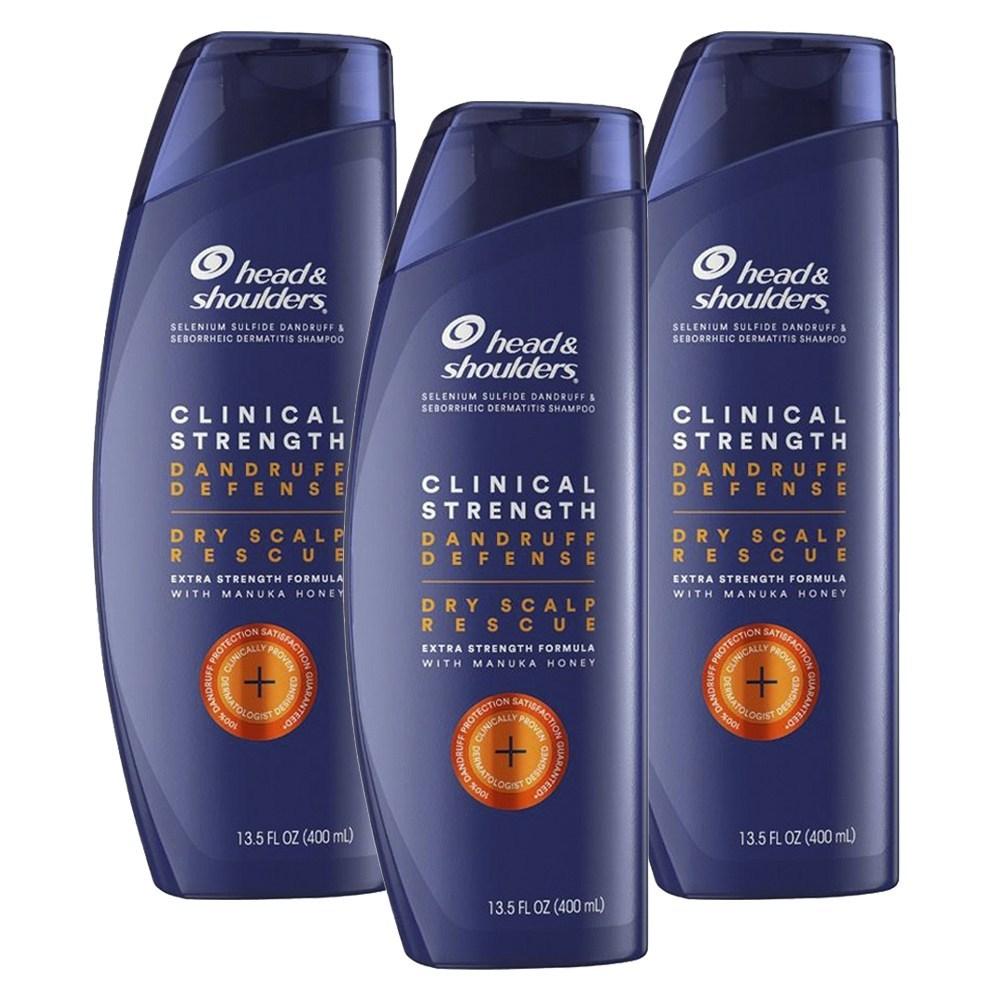 Head & Shoulders Clinical Strength Dangraf Defense Dry Scalp Rescue Shampoo, 3 packs, 400ml
Head & Shoulders Clinical Strength Dangraf Defense Dry Scalp Rescue Shampoo, 3 packs, 400ml