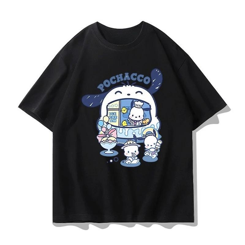 Mini New Pochacco Cartoon Tshirt Summer Sanrio Surround Womens and Unisexs Cotton Tshirt Y2K Loose Casual Short Sleeve Top S
Mini New Pochacco Cartoon Tshirt Summer Sanrio Surround Womens and Unisexs Cotton Tshirt Y2K Loose Casual Short Sleeve Top S