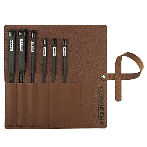 ENGINEER TFS-07 Engineer Jet Black File Set, Medium/Precision, Set of 6, Exclusive Leather Case Included
ENGINEER TFS-07 Engineer Jet Black File Set, Medium/Precision, Set of 6, Exclusive Leather Case Included