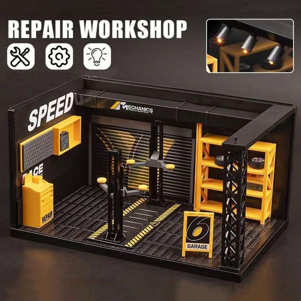 1:24 1:32 Scale Lighting Parking Lot DlY Scene Car Model Display Car Garage Model Assembly Toy 32 scale
1:24 1:32 Scale Lighting Parking Lot DlY Scene Car Model Display Car Garage Model Assembly Toy 32 scale
