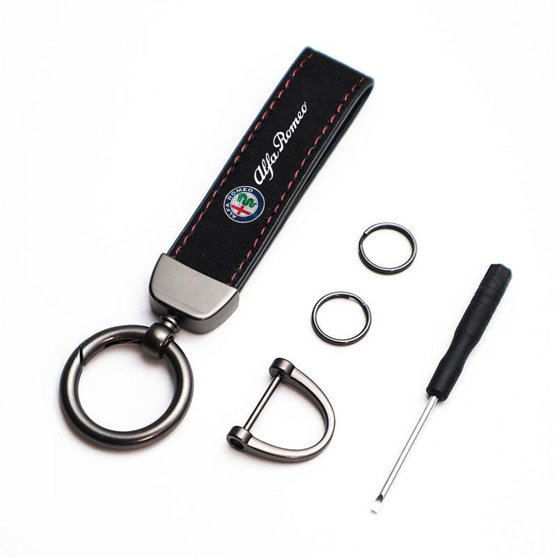 Car Leather Keychain Key Ring Holder Key Strap Wallet Gifts For Alfa Romeo giulia stelvio giulietta 159 147 156 166 Accessories
Car Leather Keychain Key Ring Holder Key Strap Wallet Gifts For Alfa Romeo giulia stelvio giulietta 159 147 156 166 Accessories