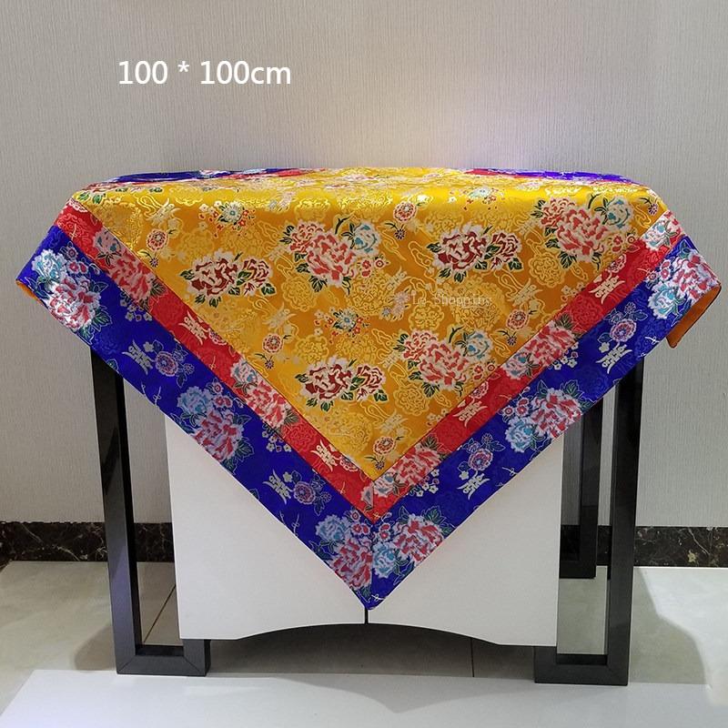 100*100cm Thickened Tibetan Style Decorative Tablecloths/Temple Buddha Statue Ritual Implements Pad Cloth Religious Supplies
100*100cm Thickened Tibetan Style Decorative Tablecloths/Temple Buddha Statue Ritual Implements Pad Cloth Religious Supplies