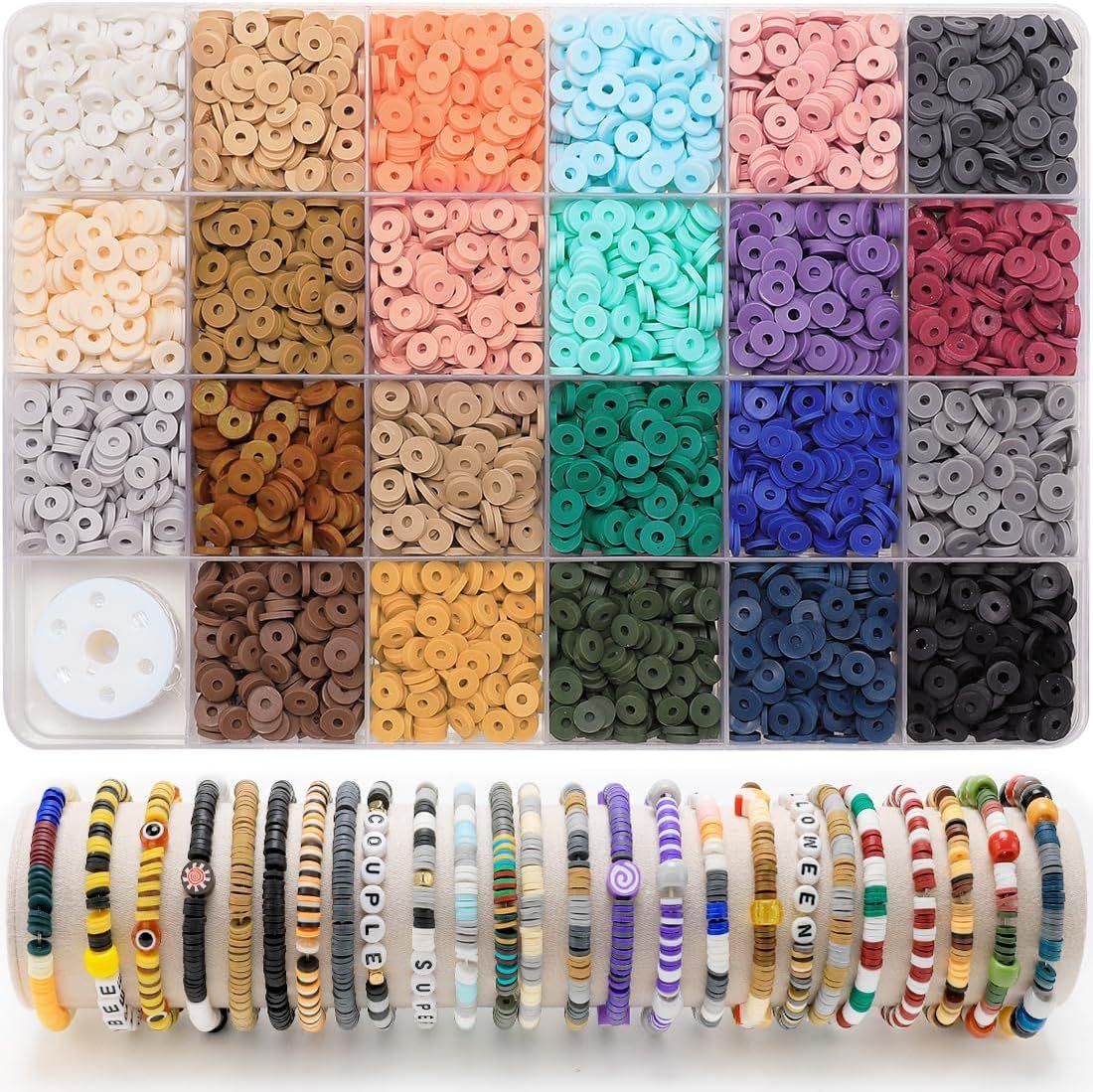 Diy Children S Friendship Bracelet Necklace Multicolor Soft Pottery Clay Bead Spacer Bead Round Bead Jewelry Set
Diy Children S Friendship Bracelet Necklace Multicolor Soft Pottery Clay Bead Spacer Bead Round Bead Jewelry Set