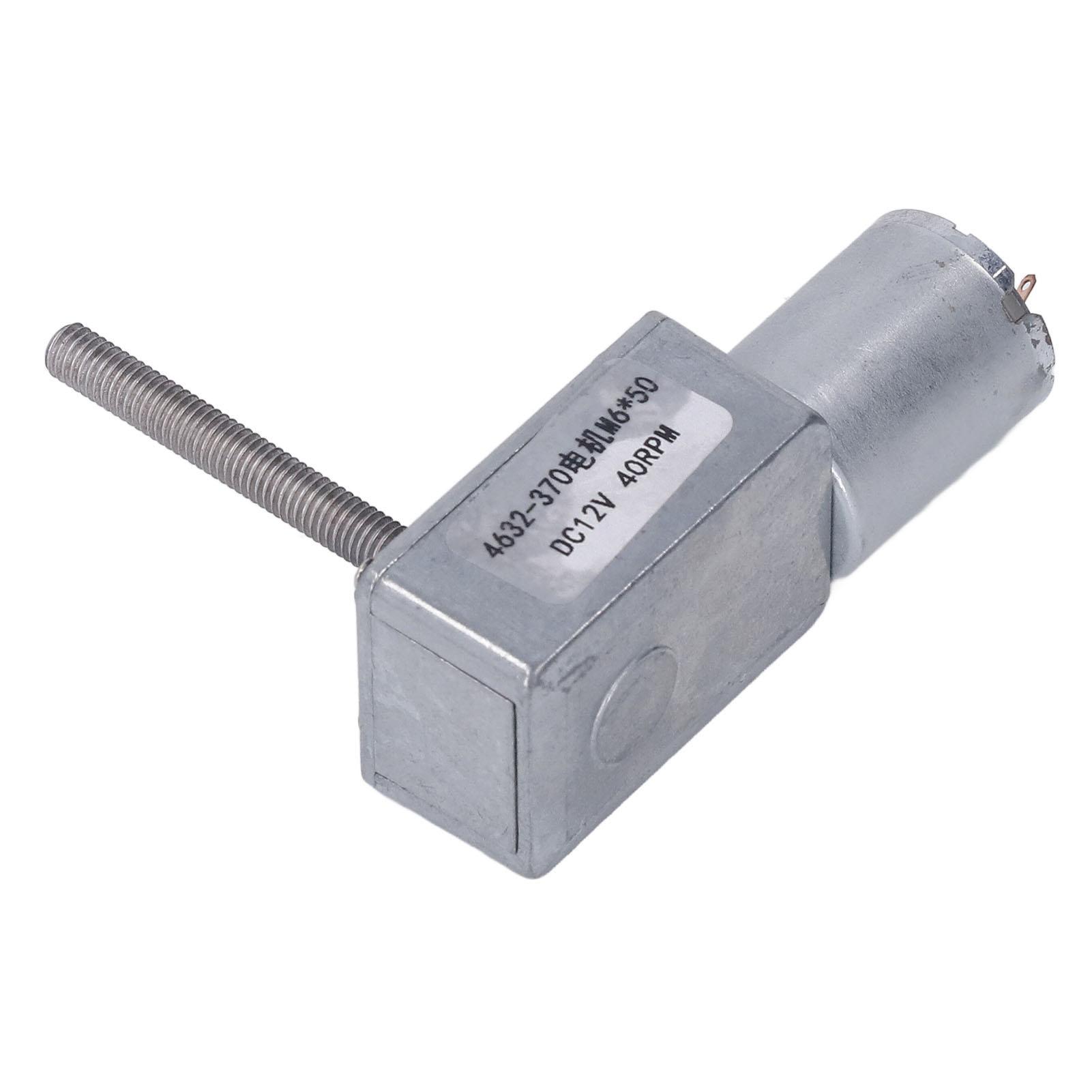 Turbo Worm Geared Motor High Torsion Micro Gearbox DC12V 40RPM M6x50mm Electrical Tools
Turbo Worm Geared Motor High Torsion Micro Gearbox DC12V 40RPM M6x50mm Electrical Tools