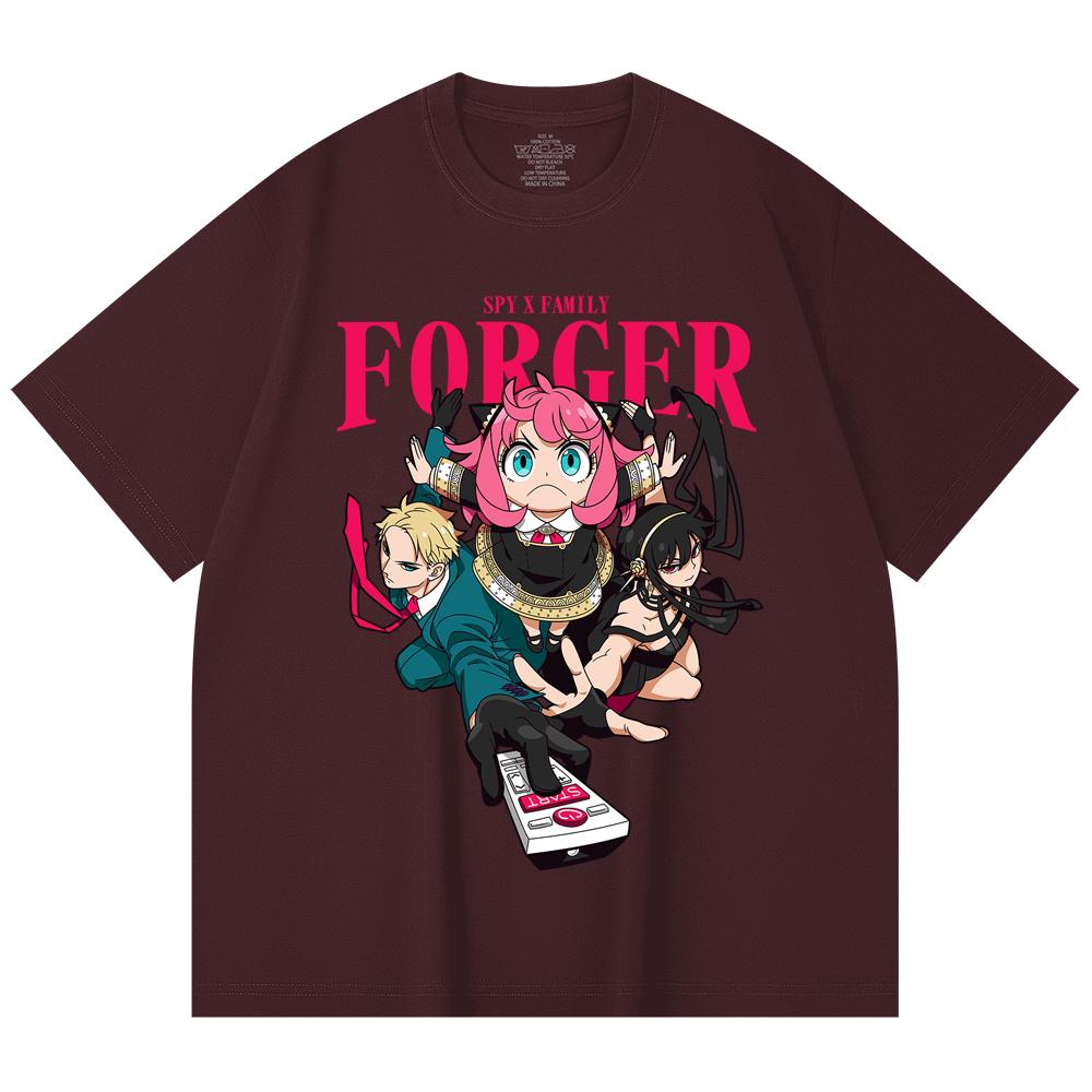 230 Gsm 100% Cotton Spy x Family V1 Forger Print Unisex Heavy Cotton T Shirt 2XL вина червоного кольору
230 Gsm 100% Cotton Spy x Family V1 Forger Print Unisex Heavy Cotton T Shirt 2XL вина червоного кольору