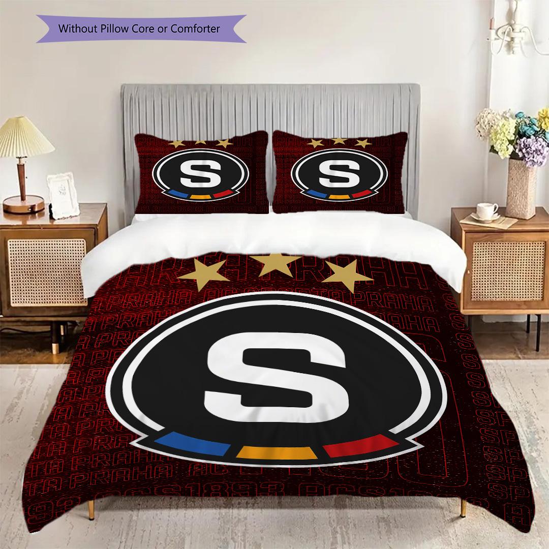 AC Sparta Praha Pattern Bedding Quilt Set Quilt Cover Pillowcase Home Decoration Birthday Gift (1 * duvet cover + 2 * pillowcase, without core) 260x240cm
AC Sparta Praha Pattern Bedding Quilt Set Quilt Cover Pillowcase Home Decoration Birthday Gift (1 * duvet cover + 2 * pillowcase, without core) 260x240cm