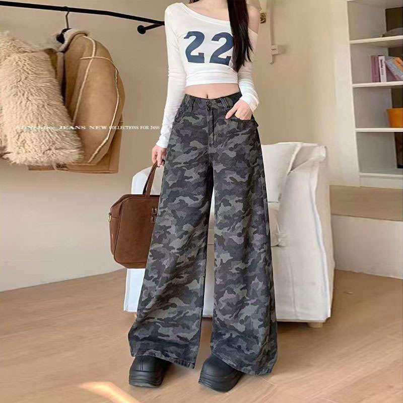 2026 Autumn Women s High Waist Plus Size Camouflage Wide Leg Jeans Extra Large
2026 Autumn Women s High Waist Plus Size Camouflage Wide Leg Jeans Extra Large