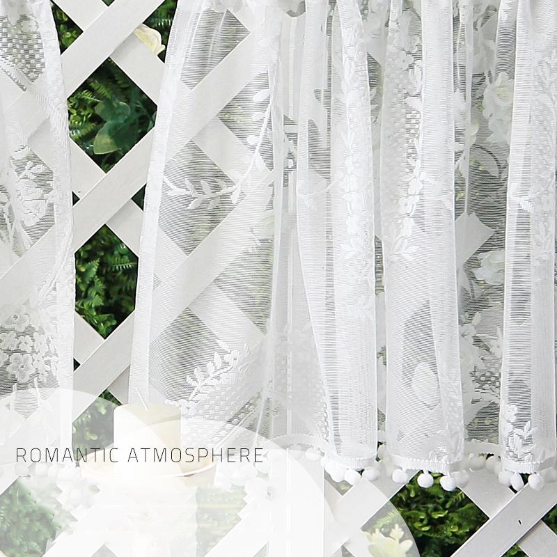 White Sheer Lace Short Curtain Valance for Cabinet Cafe Kitchen Delicate Floral Roman Short Half Bay Voile Home Decor Drapes W100 x H30cm&Threading Rod
White Sheer Lace Short Curtain Valance for Cabinet Cafe Kitchen Delicate Floral Roman Short Half Bay Voile Home Decor Drapes W100 x H30cm&Threading Rod
