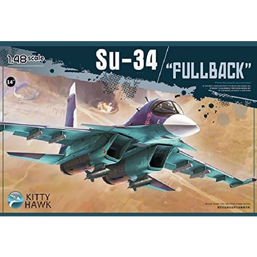 Kitty Hawk Models 1/48 Russian Air Force Sukhoi Su-34 Fullback Plastic Model Kit KITKH80141
Kitty Hawk Models 1/48 Russian Air Force Sukhoi Su-34 Fullback Plastic Model Kit KITKH80141