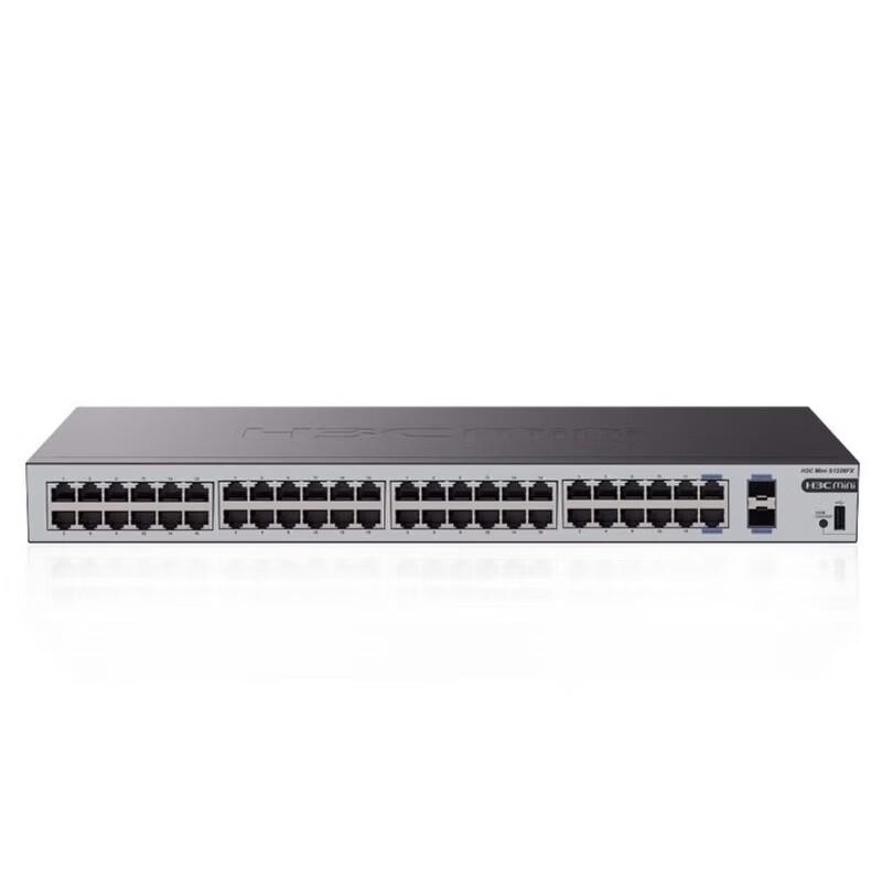 H3C S1250FX 48-Port Gigabit Unmanaged Rackmount Switch with 2x 10G Uplinks
H3C S1250FX 48-Port Gigabit Unmanaged Rackmount Switch with 2x 10G Uplinks