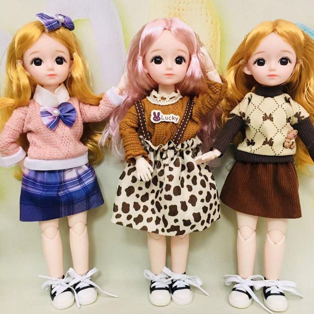 Привабливі очі 30 см Bjd лялька з одягом 1/6 SD Принцеса Макіяж Ball Joint Doll Діти style A
Привабливі очі 30 см Bjd лялька з одягом 1/6 SD Принцеса Макіяж Ball Joint Doll Діти style A