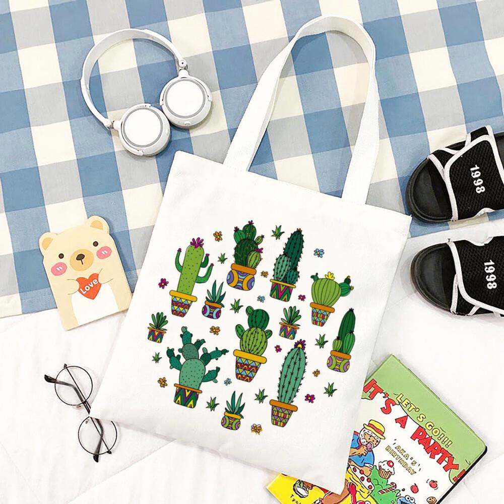 Многоразовая сумка для покупок с кактусом, милая сумка для студенческих книг, сумки из ткани, холщовые женские сумки на плечо, сумки
Многоразовая сумка для покупок с кактусом, милая сумка для студенческих книг, сумки из ткани, холщовые женские сумки на плечо, сумки