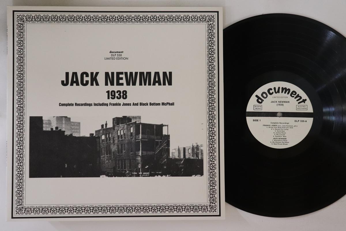 LP Record JACK NEWMAN - 1938 Complete Recordings Including DLP550 DOCUMENT 1989 Austria Blues Used
LP Record JACK NEWMAN - 1938 Complete Recordings Including DLP550 DOCUMENT 1989 Austria Blues Used