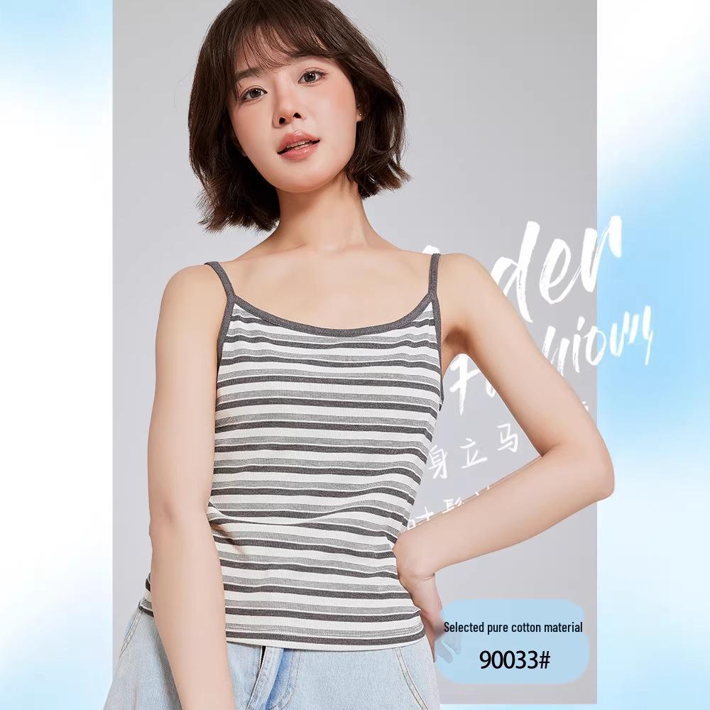 2026 Trendy Women s Striped Knit Camisole: Slim Fit, Flattering & Versatile Summer Wear One Size (recommended 90-130 jin)
2026 Trendy Women s Striped Knit Camisole: Slim Fit, Flattering & Versatile Summer Wear One Size (recommended 90-130 jin)