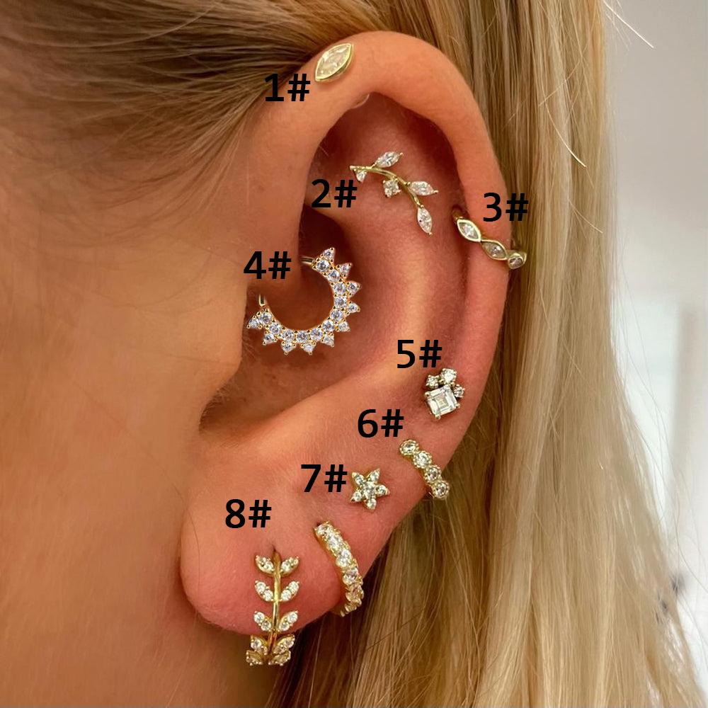 Star Daith Piercing Helix Earrings for Teen Girls Dainty Zircon Cartilage Accessories Conch Tragus Rook Lobe Ear Hoops Jewelry 1-1pc
Star Daith Piercing Helix Earrings for Teen Girls Dainty Zircon Cartilage Accessories Conch Tragus Rook Lobe Ear Hoops Jewelry 1-1pc
