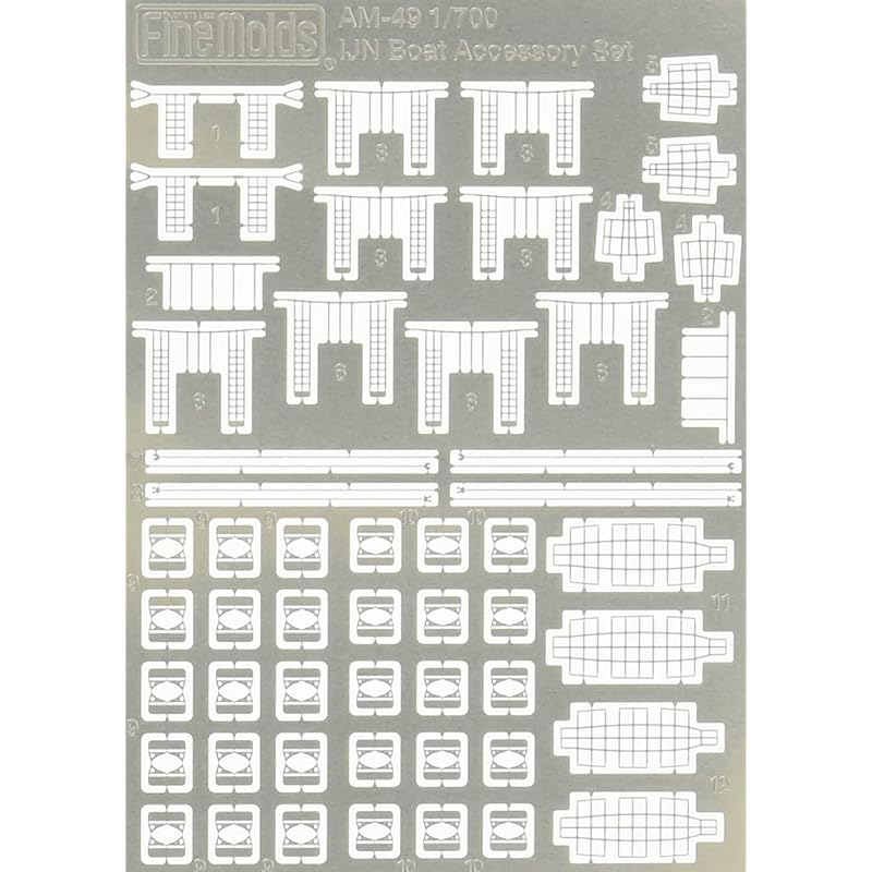 fine mold 1/700 военно-морские аксессуары Японский флот Набор аксессуаров для военно-морских катеров детали для пластиковых моделей AM49
fine mold 1/700 военно-морские аксессуары Японский флот Набор аксессуаров для военно-морских катеров детали для пластиковых моделей AM49
