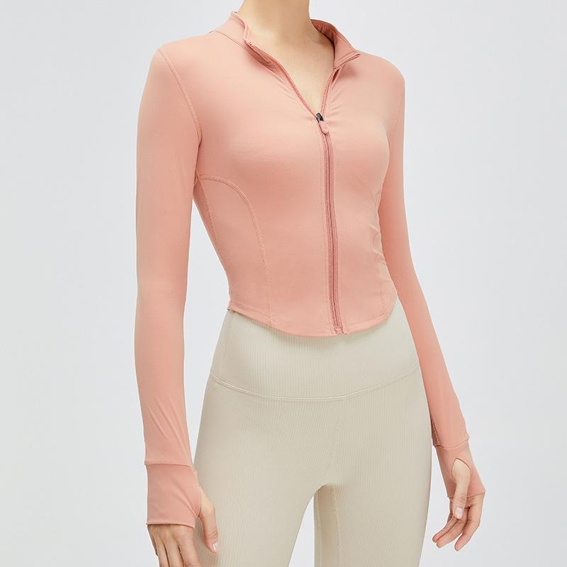 New Slim And Thin Short Yoga Jacket For Women, Nude Quick-Drying Fitness Top, Casual Yoga Clothes Outside S
New Slim And Thin Short Yoga Jacket For Women, Nude Quick-Drying Fitness Top, Casual Yoga Clothes Outside S