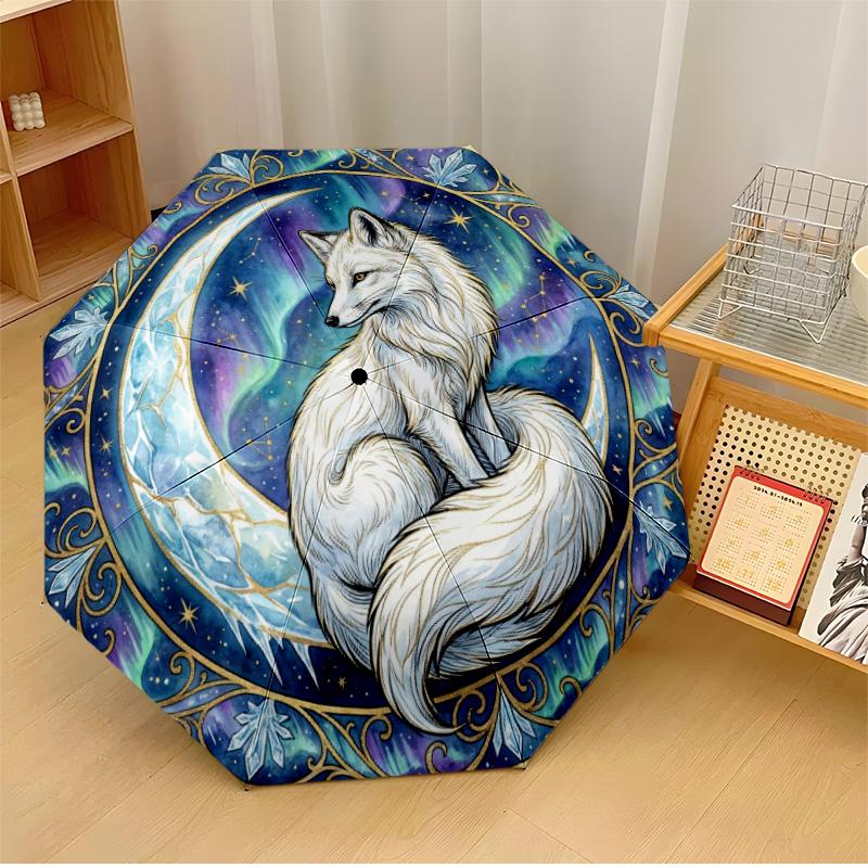 Arctic Fox Among Cherry Blossoms Printed umbrella windproof folding umbrella portable sun and rain umbrella suitable for gifting
Arctic Fox Among Cherry Blossoms Printed umbrella windproof folding umbrella portable sun and rain umbrella suitable for gifting