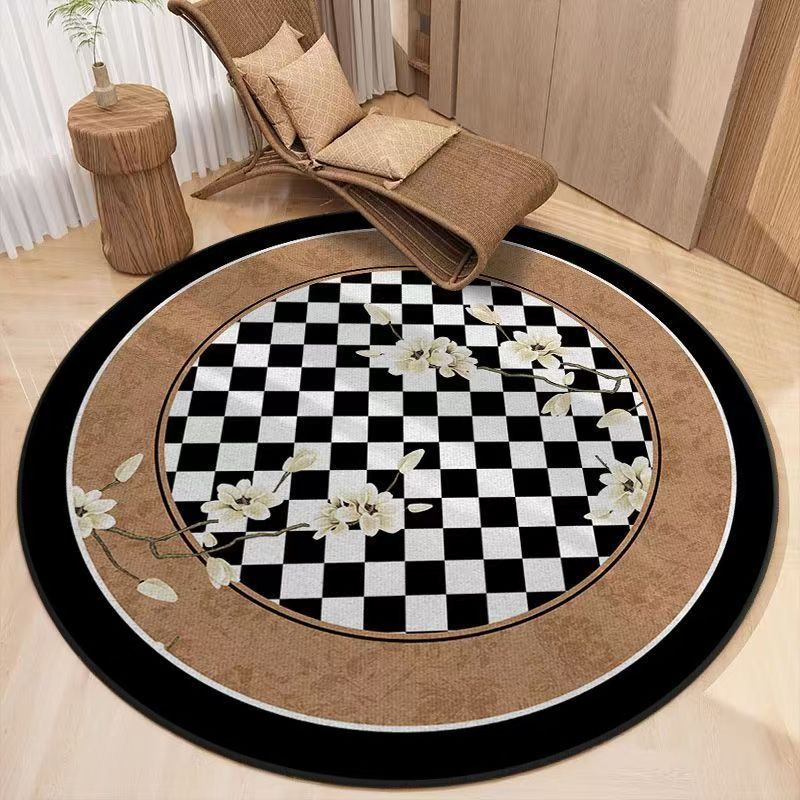Круглый ковер для гостиной, диван, кабинет, грязеотталкивающий, для спальни, износостойкий, напольный коврик 80 * 80cm
Круглый ковер для гостиной, диван, кабинет, грязеотталкивающий, для спальни, износостойкий, напольный коврик 80 * 80cm