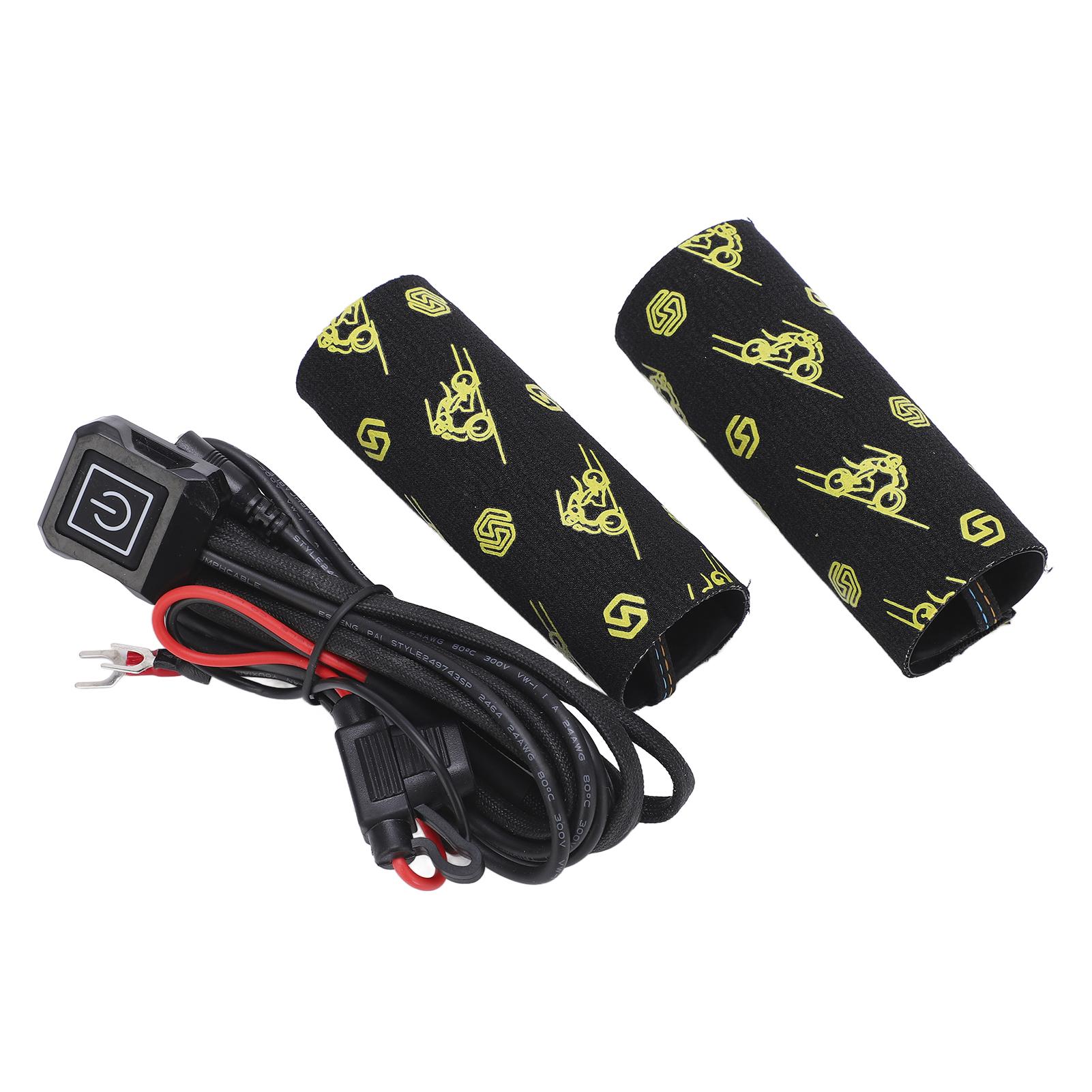 2pcs Electric Heated Grips 3 Level Adjustment Winter Hands Warmer for Motorcycle Handlebar
2pcs Electric Heated Grips 3 Level Adjustment Winter Hands Warmer for Motorcycle Handlebar