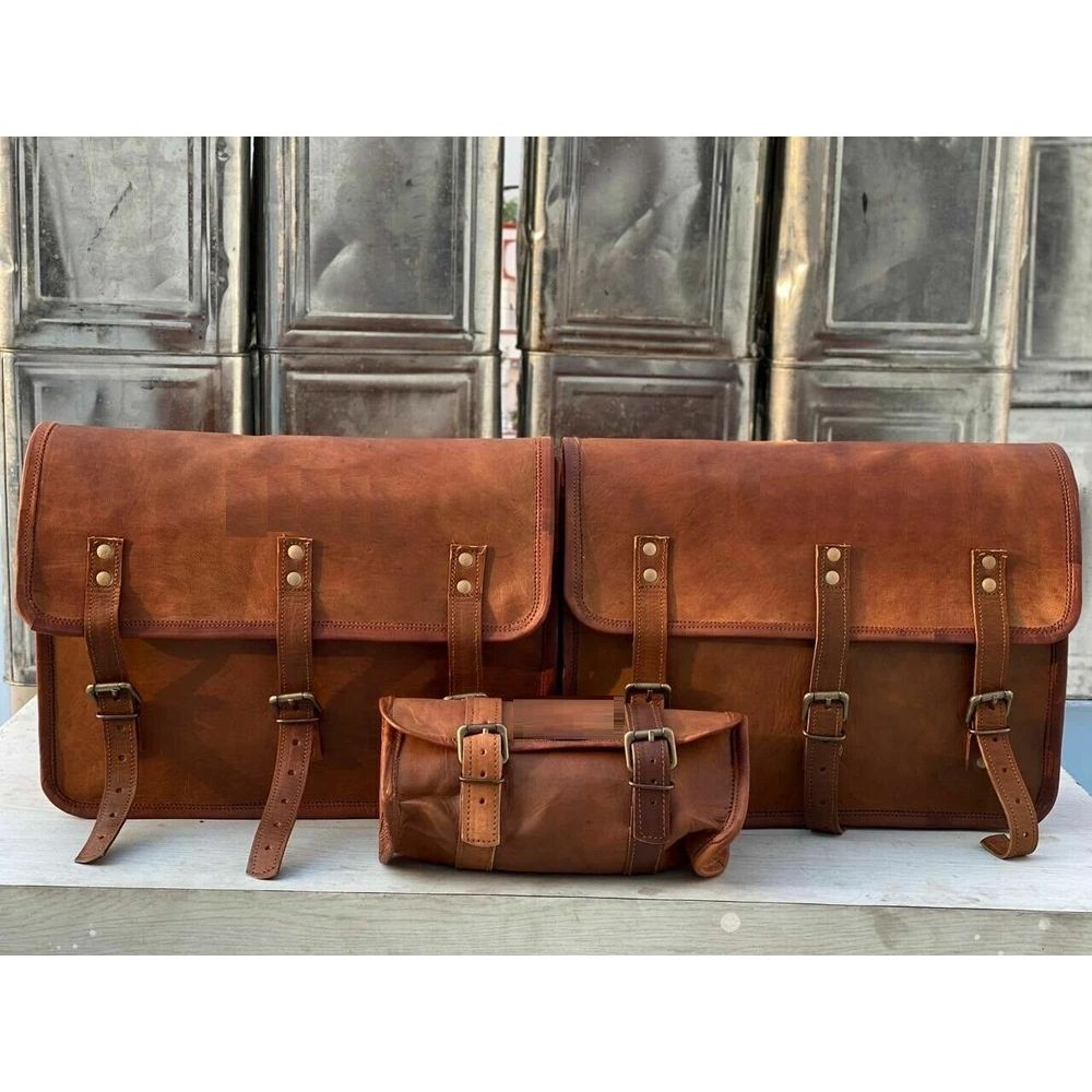 Leather Pouch Panniers Saddle 3 2+1 bags 3 Motorcycle Saddlebags 3 Side Pouch коричневий
Leather Pouch Panniers Saddle 3 2+1 bags 3 Motorcycle Saddlebags 3 Side Pouch коричневий