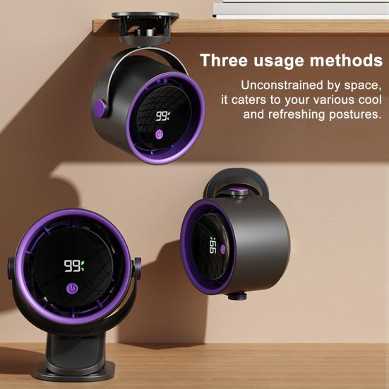 Desk Fan Digital Display 100 Speeds Strong Airflow Low Noise 360-Degree Rotation Portable Clip-On Fan Air Cooler білий
Desk Fan Digital Display 100 Speeds Strong Airflow Low Noise 360-Degree Rotation Portable Clip-On Fan Air Cooler білий