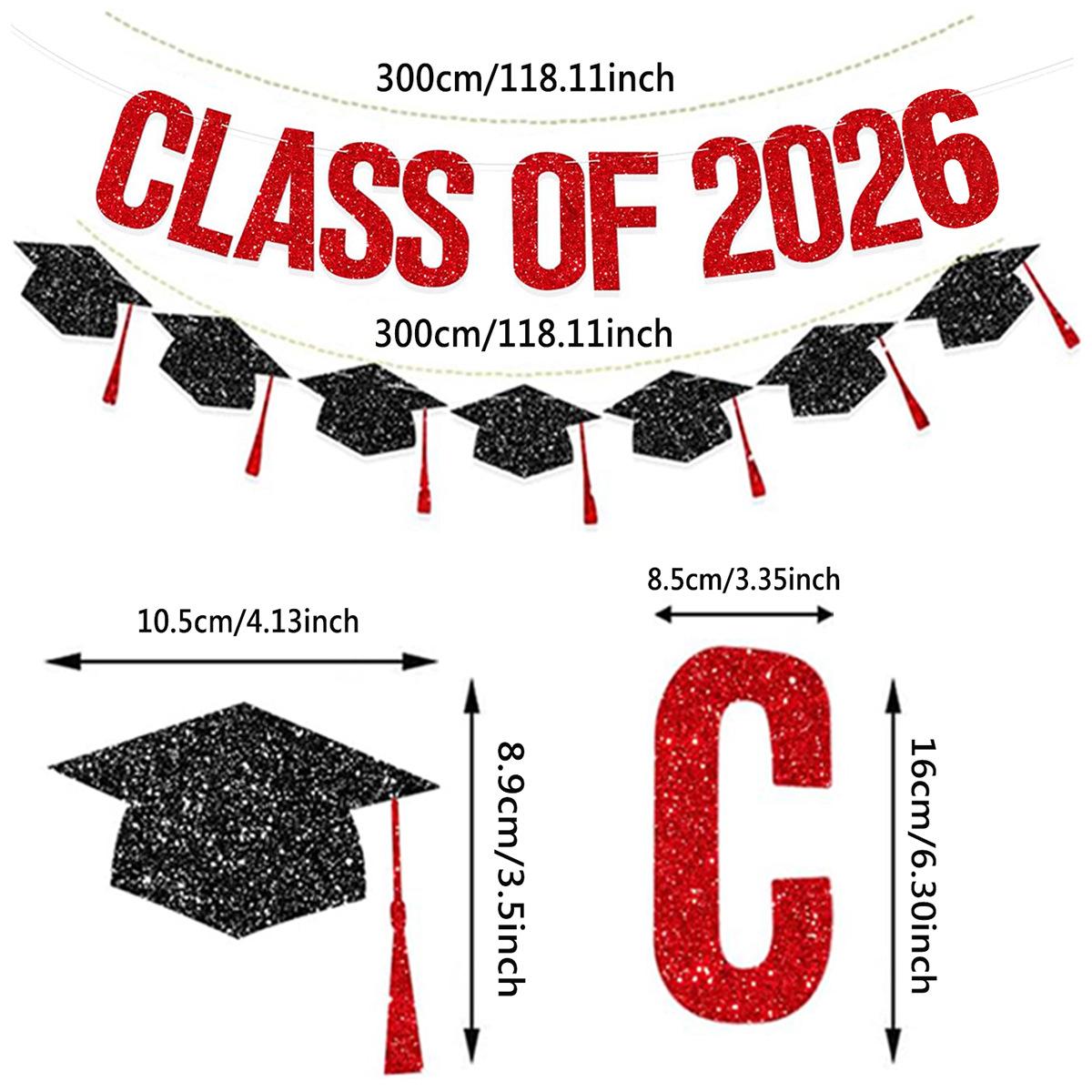 New Graduation Season Banner Diploma Cap Letter Hanging Garland Background Decor Party Supplies
New Graduation Season Banner Diploma Cap Letter Hanging Garland Background Decor Party Supplies