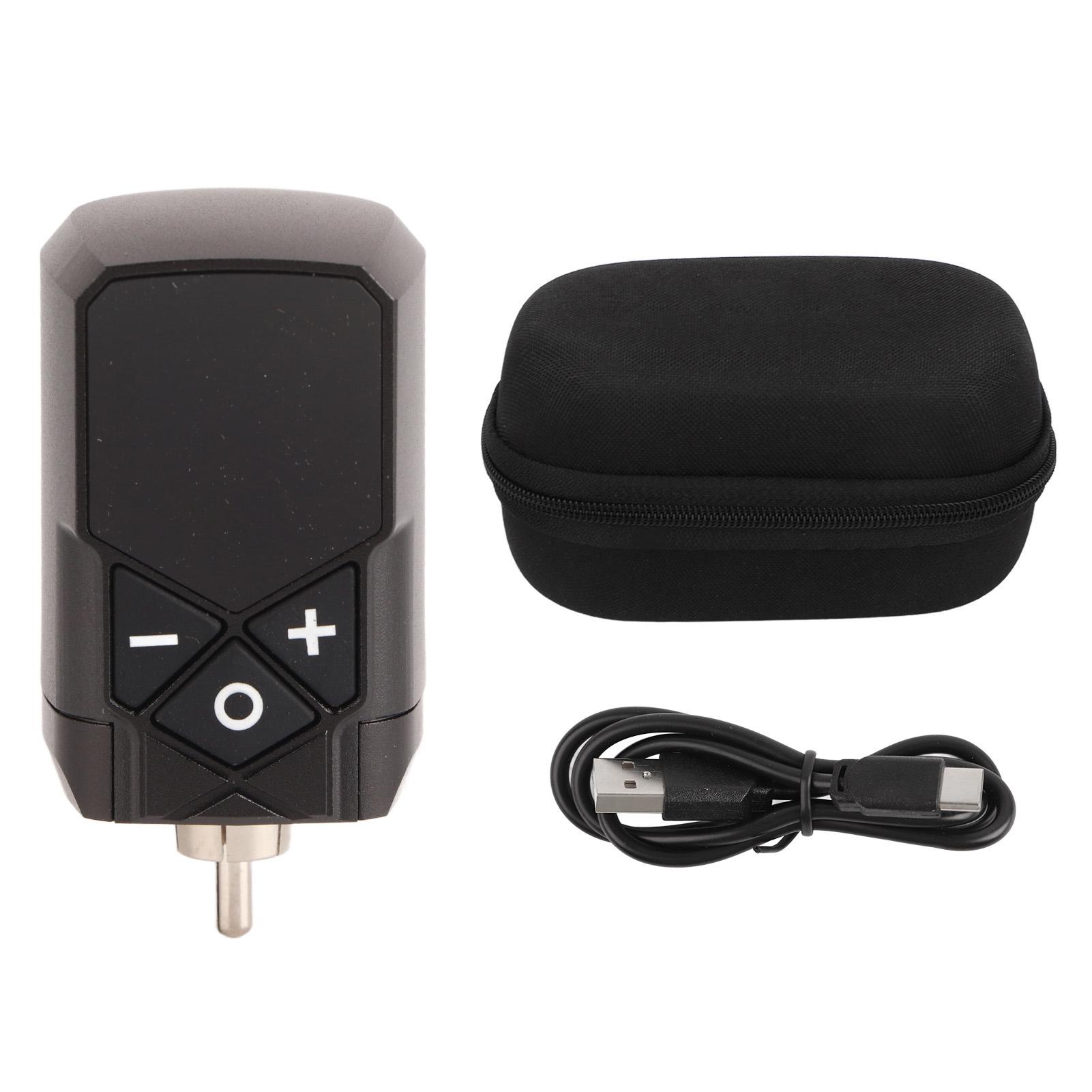 RCA Wireless Tattoo Power Supply Rechargeable 2400mAh Battery Power Supply for Rotary Tattoo Pen
RCA Wireless Tattoo Power Supply Rechargeable 2400mAh Battery Power Supply for Rotary Tattoo Pen