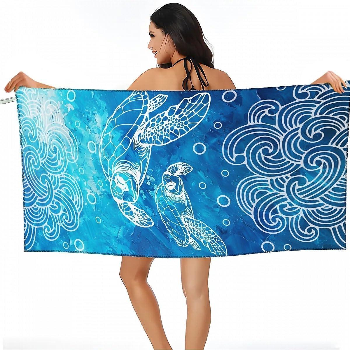 Sea Turtle lines pattern Beach Towel for Family stuffs friend Gift Quick-Dry Sand free For Bath Yoga Beach Camping Swimming GYM W40*H60(CM)
Sea Turtle lines pattern Beach Towel for Family stuffs friend Gift Quick-Dry Sand free For Bath Yoga Beach Camping Swimming GYM W40*H60(CM)