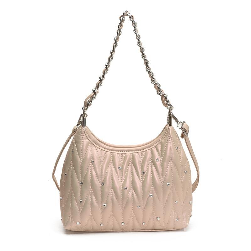 Rhombus chain underarm bag women s new summer fashion shoulder bag versatile messenger bag one size fits all рожевий
Rhombus chain underarm bag women s new summer fashion shoulder bag versatile messenger bag one size fits all рожевий