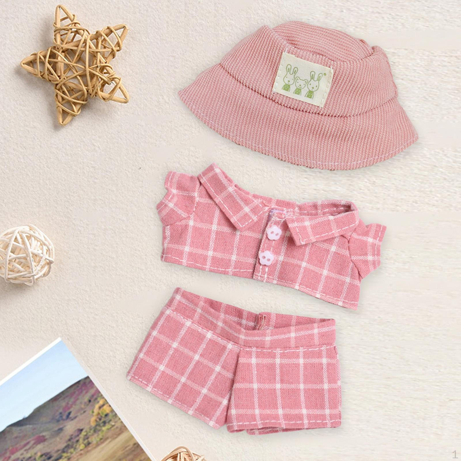 Комплект одежды для кукол, мягкая плюшевая игрушка, нарядный розовый клетчатый костюм, милые стильные наряды своими руками, with pink hat
Комплект одежды для кукол, мягкая плюшевая игрушка, нарядный розовый клетчатый костюм, милые стильные наряды своими руками, with pink hat
