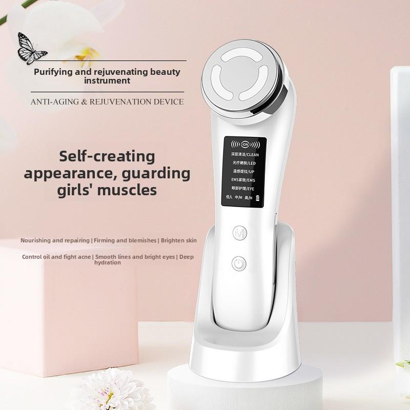 Household Color Light Beauty Instrument Jiaqi Micro-current Face Lift Massage Skin Rejuvenation Cleaning Ion Export Introducer
Household Color Light Beauty Instrument Jiaqi Micro-current Face Lift Massage Skin Rejuvenation Cleaning Ion Export Introducer
