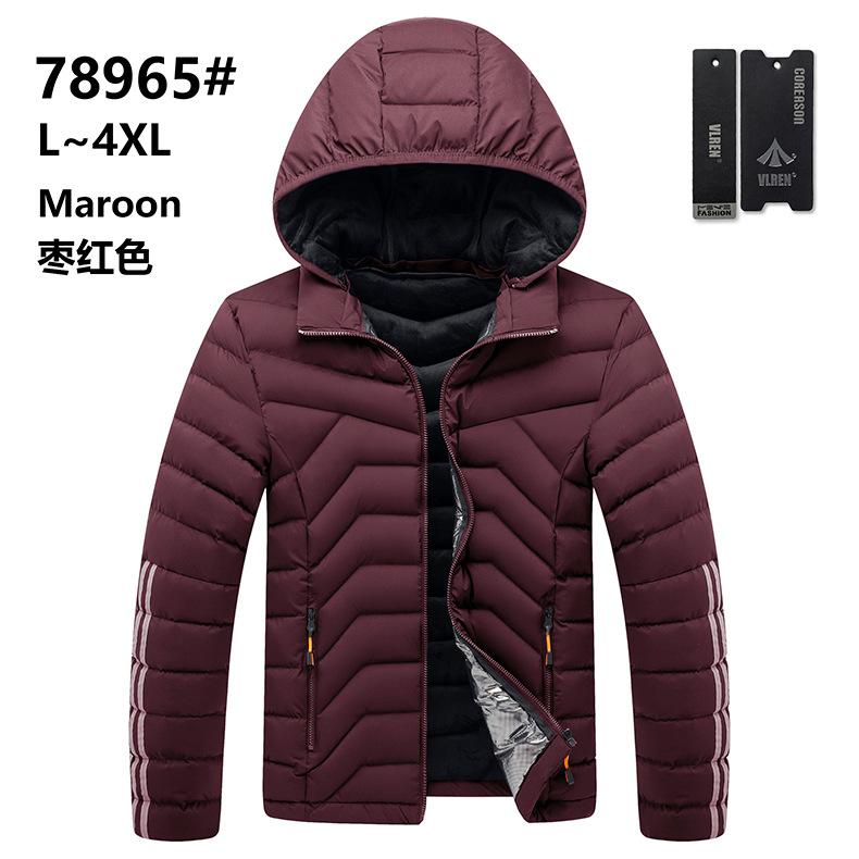 Men s velvet thickened cotton clothes hooded feather cotton clothes ribs cotton Europe and America L червоний
Men s velvet thickened cotton clothes hooded feather cotton clothes ribs cotton Europe and America L червоний