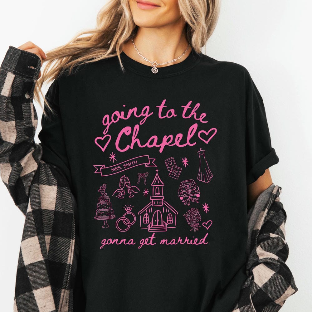Personalize Personalized Going to the Chapel Gonna Get Married Shirt Funny Comfort Shirts Cotton Y2K Top Daily Trendy Streetwear 4XL
Personalize Personalized Going to the Chapel Gonna Get Married Shirt Funny Comfort Shirts Cotton Y2K Top Daily Trendy Streetwear 4XL