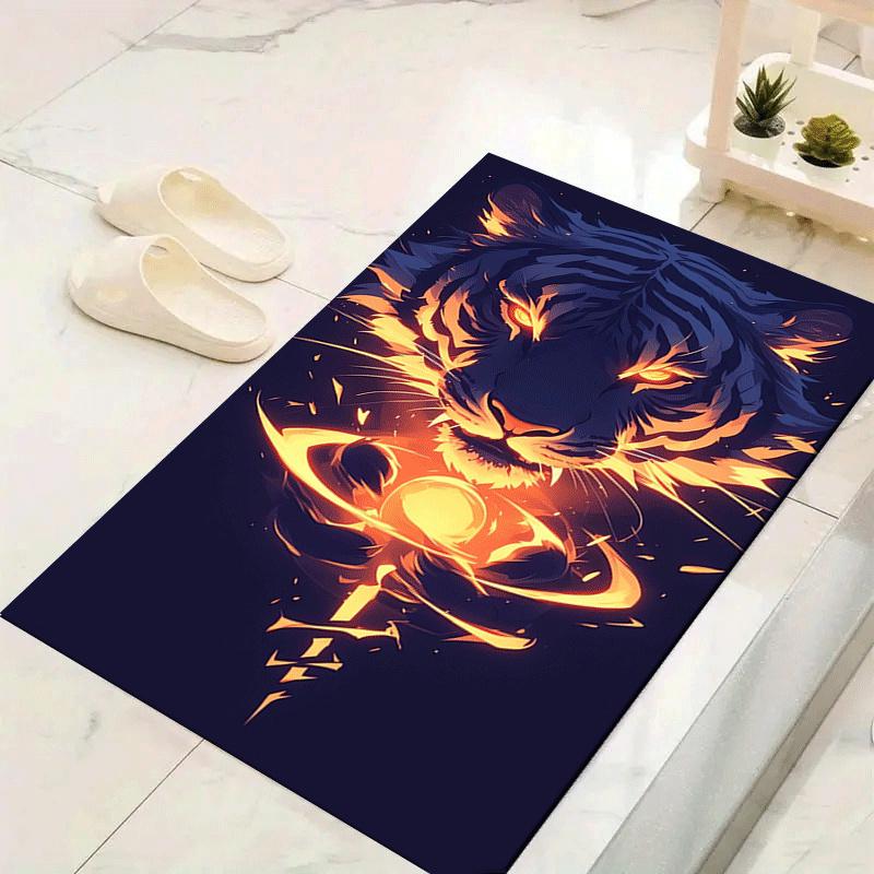 1pc Terrible white tiger Print Design Area Rug - Soft, Anti-Slip, and Durable Gaming Room Decor for Bedroom 60cm by 90cm
1pc Terrible white tiger Print Design Area Rug - Soft, Anti-Slip, and Durable Gaming Room Decor for Bedroom 60cm by 90cm
