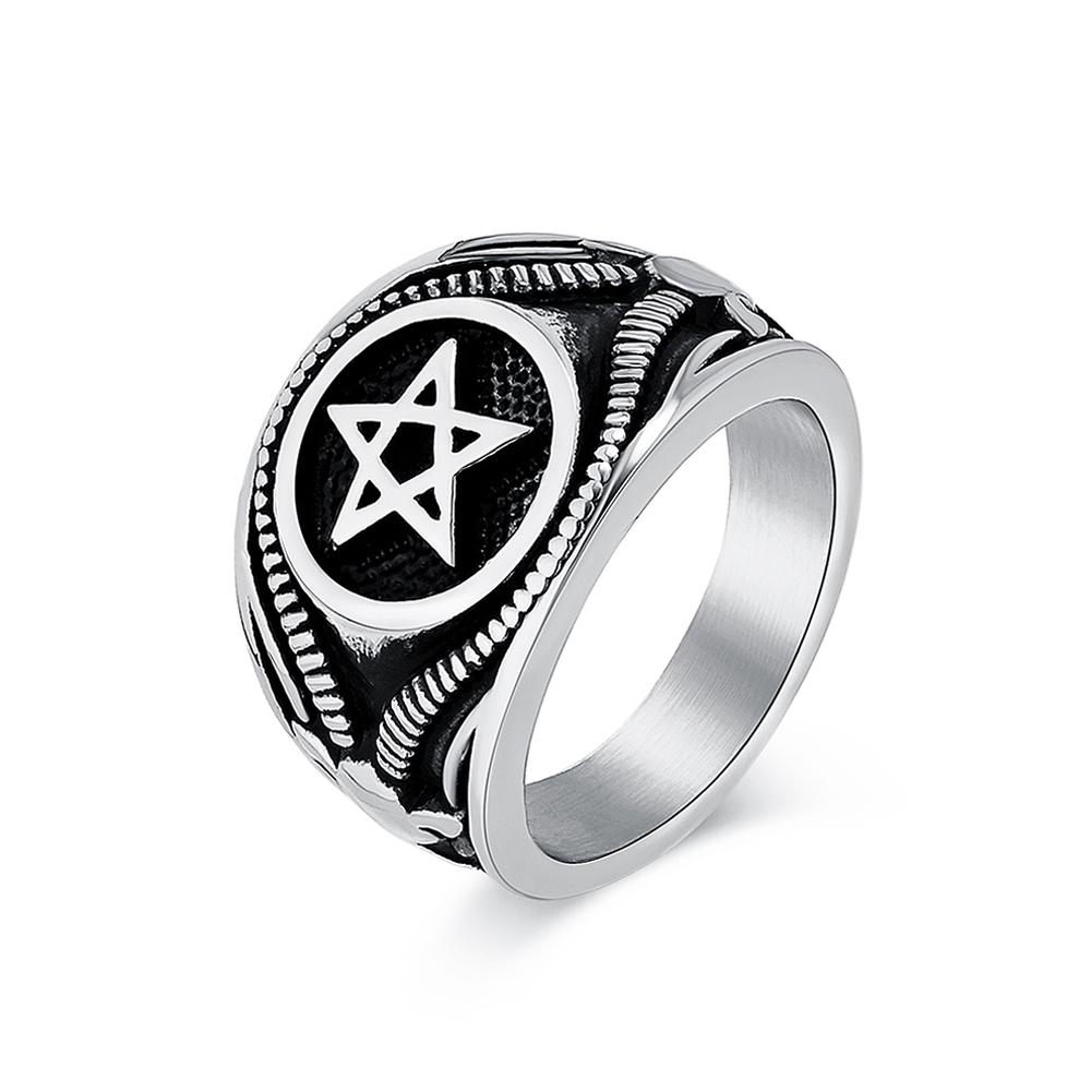 Vintage Stainless Steel Pentagram Rings Gothic Biker Jewelry For Men Women Devil Demon Party Gifts 13
Vintage Stainless Steel Pentagram Rings Gothic Biker Jewelry For Men Women Devil Demon Party Gifts 13