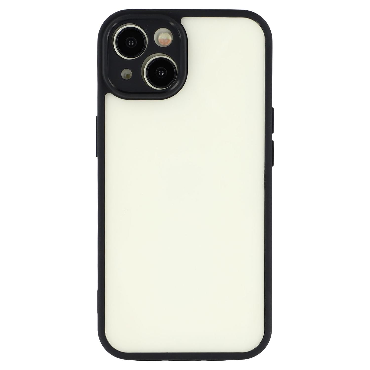 For iPhone 15 Phone Case TPU+Acrylic Clear Back Cover Black
For iPhone 15 Phone Case TPU+Acrylic Clear Back Cover Black