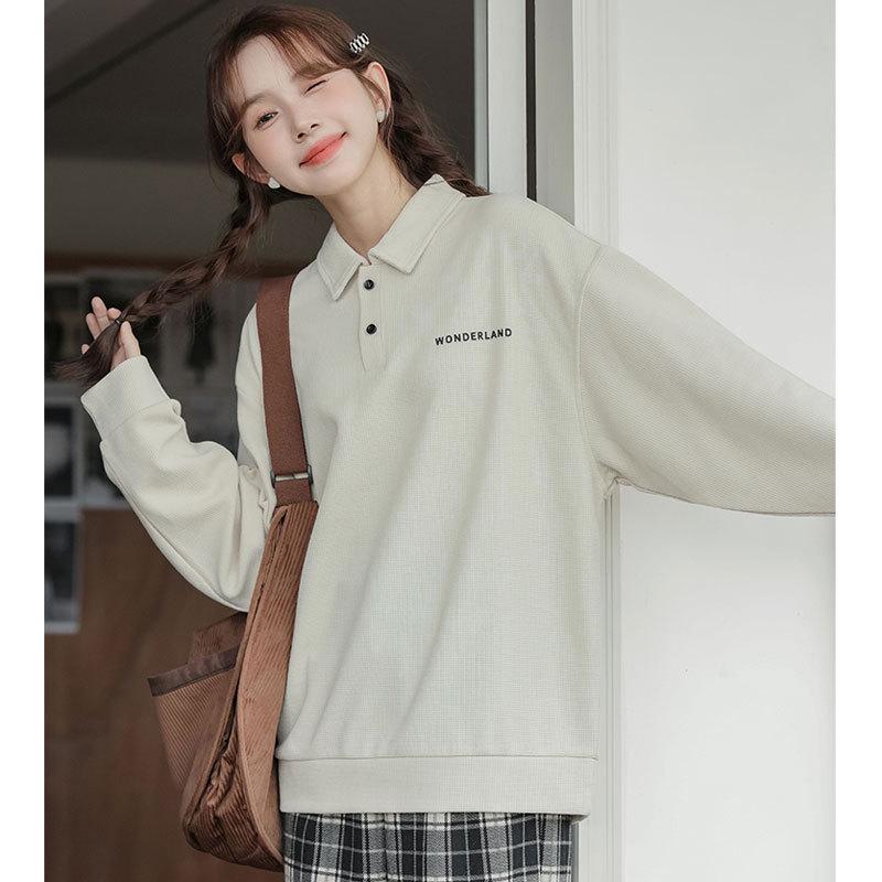 Retro Long Sleeve Polo Sweatshirt - Casual, Versatile, French Influencer Style for Spring & Autumn L (recommended for 110-130 jin)
Retro Long Sleeve Polo Sweatshirt - Casual, Versatile, French Influencer Style for Spring & Autumn L (recommended for 110-130 jin)