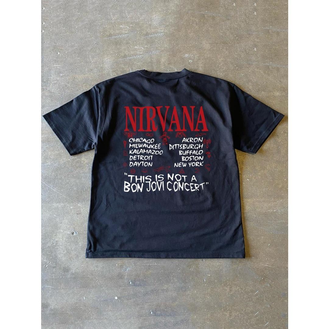 Футболка NIRVANA з коротким рукавом хіп-хоп вільна Осінній стиль Чиста бавовна Чоловіча футболка Дитячий одяг Футболка Y2k Жіноча 4XL
Футболка NIRVANA з коротким рукавом хіп-хоп вільна Осінній стиль Чиста бавовна Чоловіча футболка Дитячий одяг Футболка Y2k Жіноча 4XL