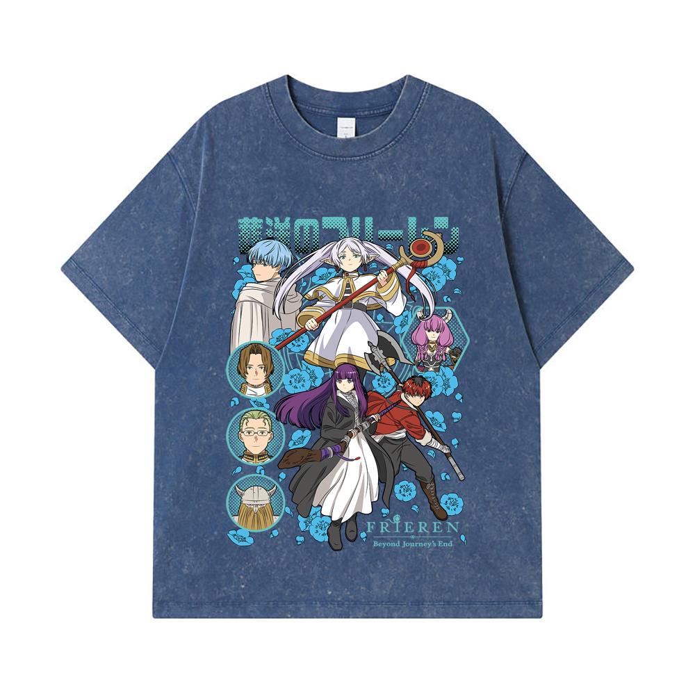 275 GSM Washed T-shirts 100% Cotton Frieren V1 Print Unisex Heavy Cotton T Shirt 2XL королівський синій колір
275 GSM Washed T-shirts 100% Cotton Frieren V1 Print Unisex Heavy Cotton T Shirt 2XL королівський синій колір