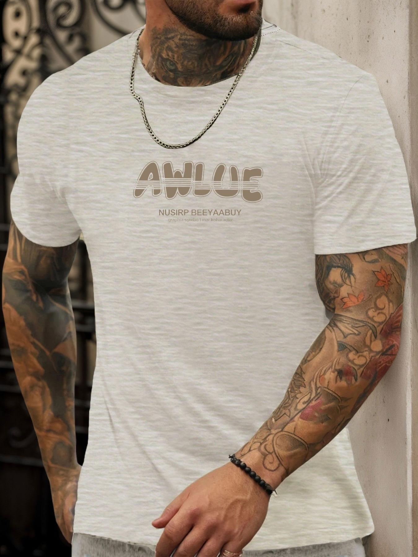 Short Sleeve TShirt AWLUE Mens 100 Cotton Pattern Printed Shirt Summer Round Neck Breathable Casual Fashion Cool Tee S
Short Sleeve TShirt AWLUE Mens 100 Cotton Pattern Printed Shirt Summer Round Neck Breathable Casual Fashion Cool Tee S