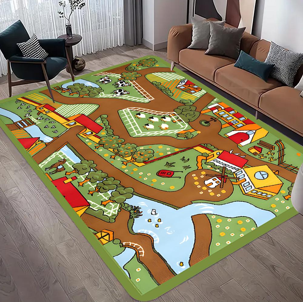 Funny City Road Print Kids Play Rug Road Traffic Pattern Non-Slip Soft Carpet Modern Home Floor Decor Mat for Children s Room 40X60cm
Funny City Road Print Kids Play Rug Road Traffic Pattern Non-Slip Soft Carpet Modern Home Floor Decor Mat for Children s Room 40X60cm