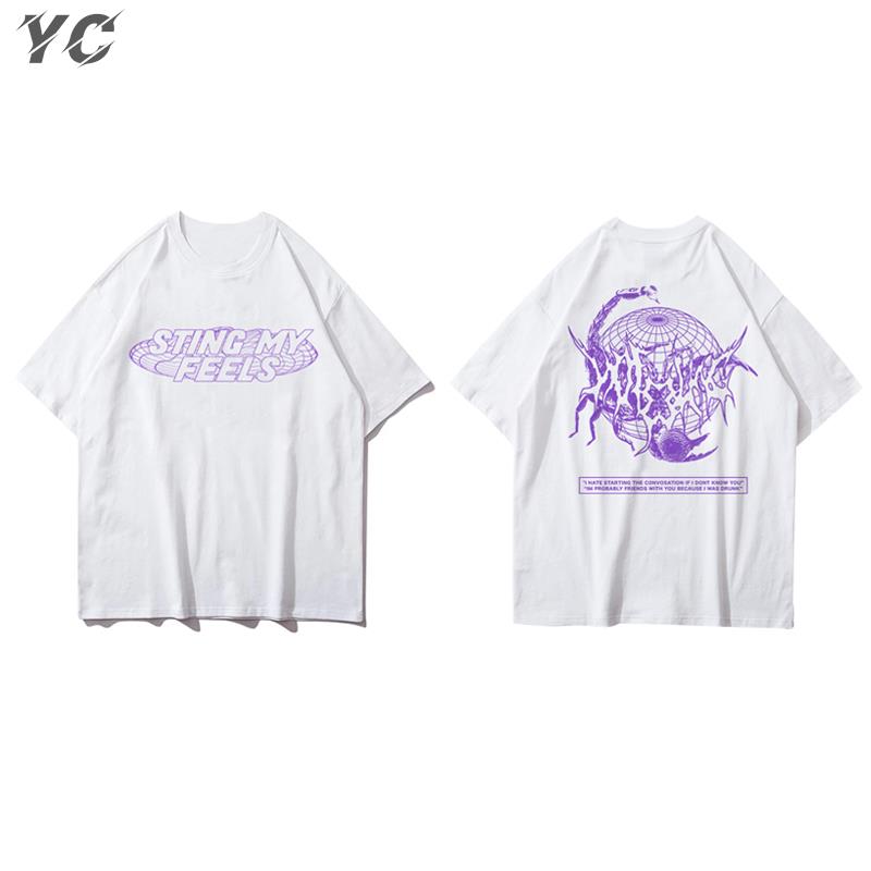 Harajukun Y2k Mens TShirts Gothic Letters Print Black Style Unisex Short Sleeve Tshirt Cotton Hip Hop Tops Oversize Tees Women S
Harajukun Y2k Mens TShirts Gothic Letters Print Black Style Unisex Short Sleeve Tshirt Cotton Hip Hop Tops Oversize Tees Women S