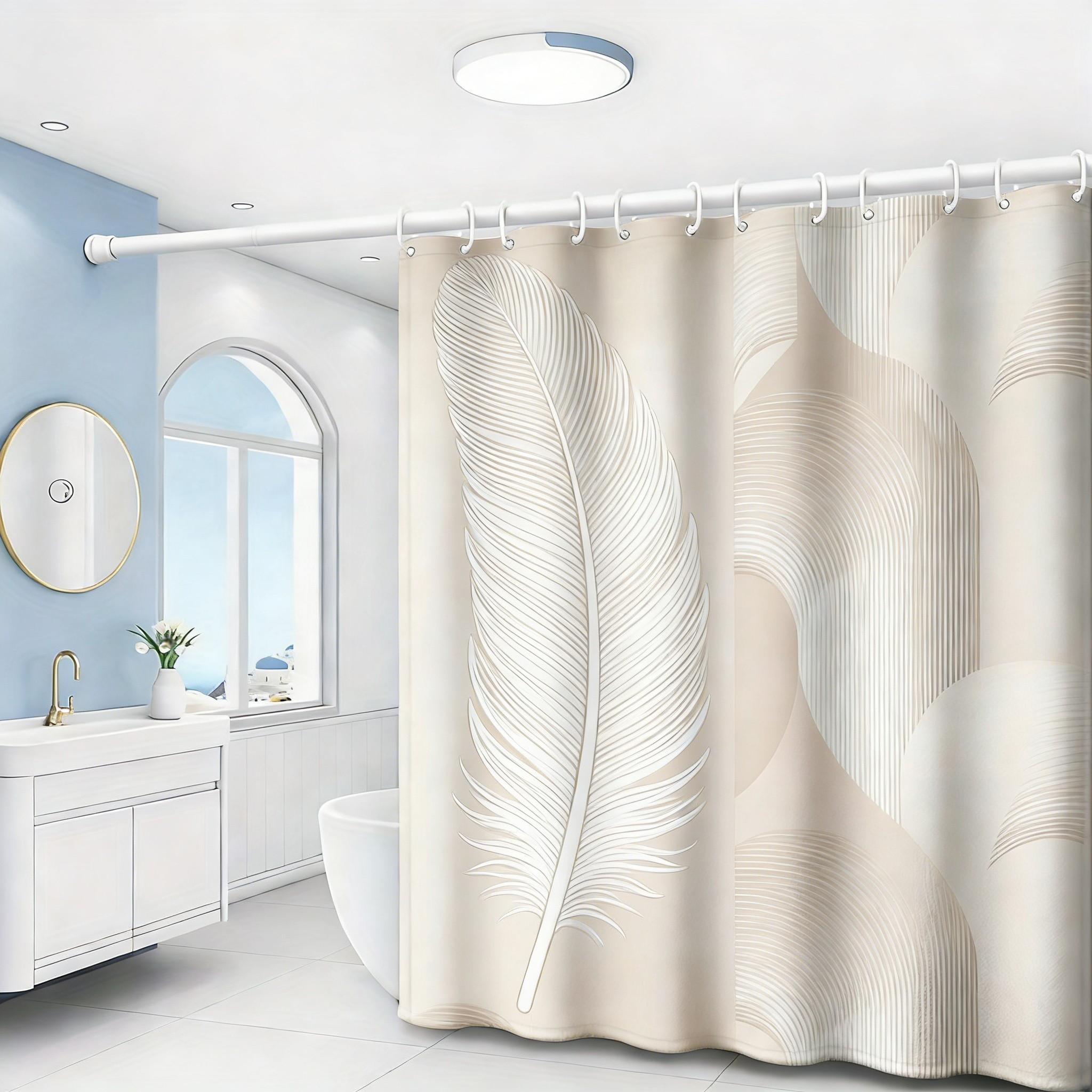 Beige Gradient Dot Pattern Waterproof Shower Curtain For Bathroom Decor W60H190(CM)-1 Pcs
Beige Gradient Dot Pattern Waterproof Shower Curtain For Bathroom Decor W60H190(CM)-1 Pcs
