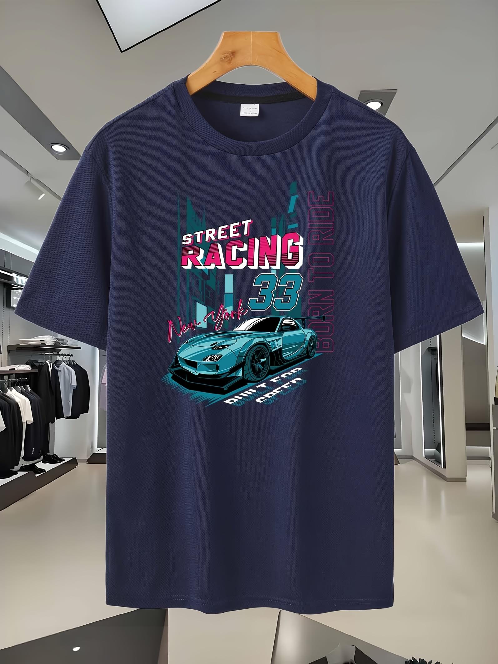Breathable Mesh Short Sleeve T-shirt - Stylish Summer Graphic Tee with Street Racing Design XXL
Breathable Mesh Short Sleeve T-shirt - Stylish Summer Graphic Tee with Street Racing Design XXL