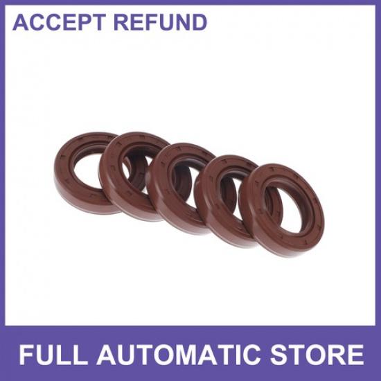 Oil Seal Seal Ring Rotary Shaft Seal FKM Rubber 27x43x9mm Brown 5Pcs
Oil Seal Seal Ring Rotary Shaft Seal FKM Rubber 27x43x9mm Brown 5Pcs
