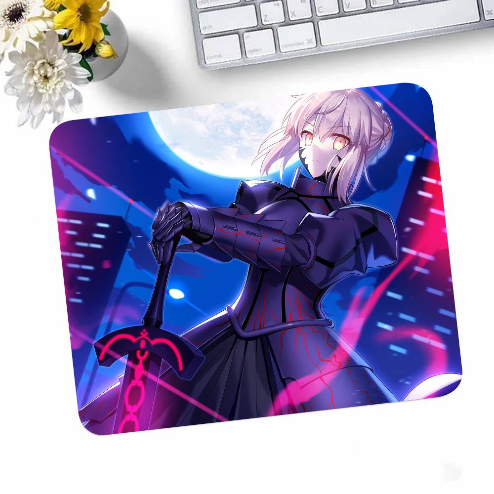 Game Fate Stay Night Saber Mousepad Small LockEdge Mouse Pad For Gamers Computer Desk Pad Rectangular Anti-slip Rubber 180x220x2mm
Game Fate Stay Night Saber Mousepad Small LockEdge Mouse Pad For Gamers Computer Desk Pad Rectangular Anti-slip Rubber 180x220x2mm